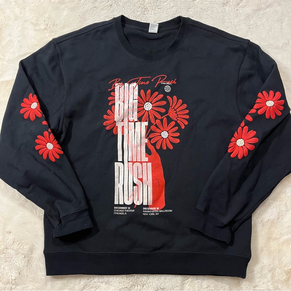 Authentic Big Time Rush Crewneck 2021 Nyc Concert Gem